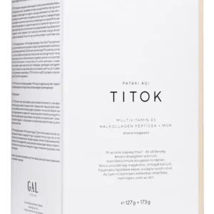 TITOK Multivitamin és Halkollagén peptidek + MSM