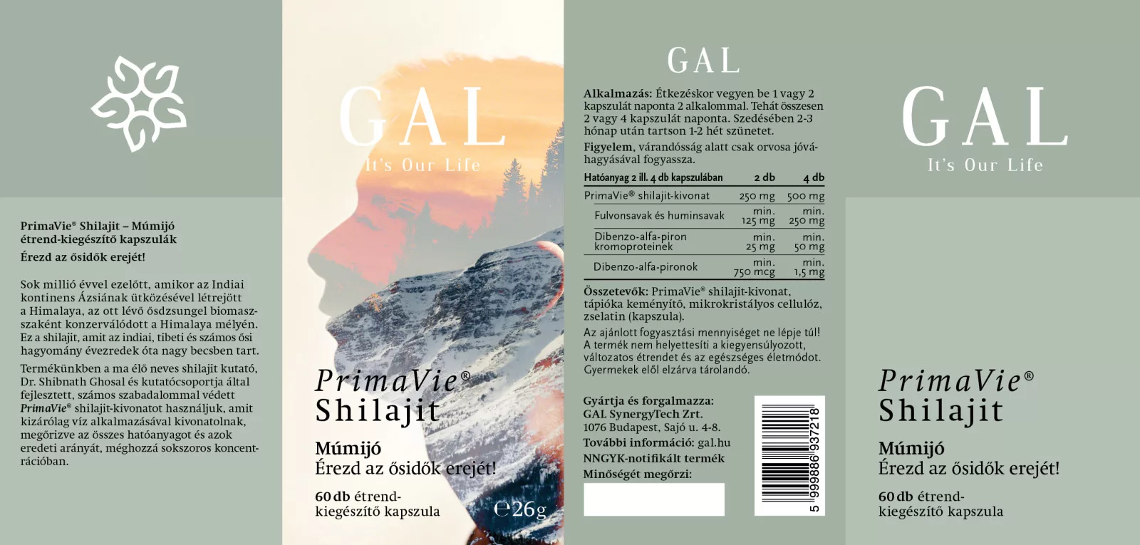 GAL Primavie® Shilajit 60 kapszula - Image 4