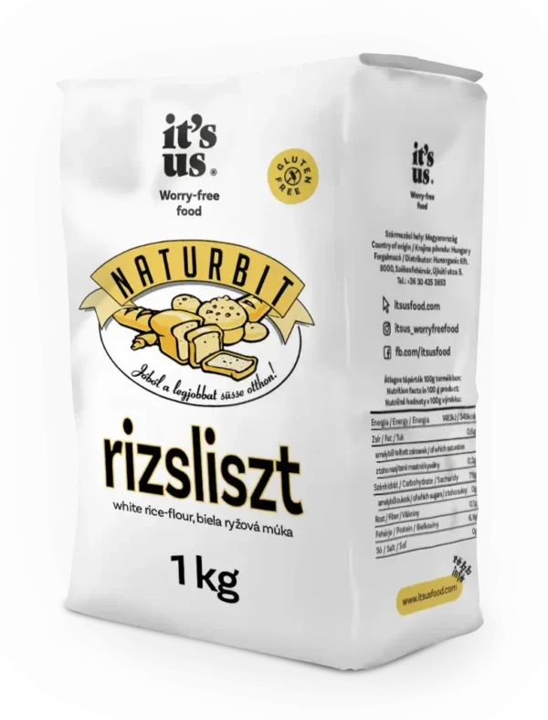 It's us Kenyérvarázs Gluténmentes rizsliszt 1000 g
