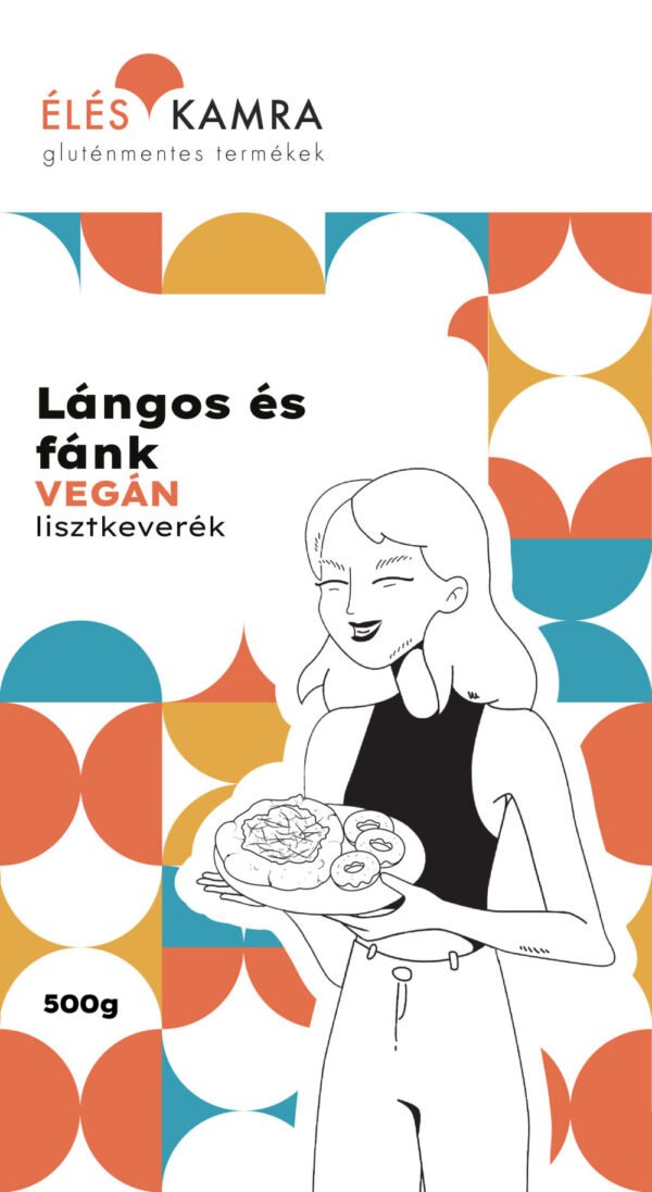 Éléskamra Vegán Lángos és Fánk Gluténmentes lisztkeverék 500 g - Image 4