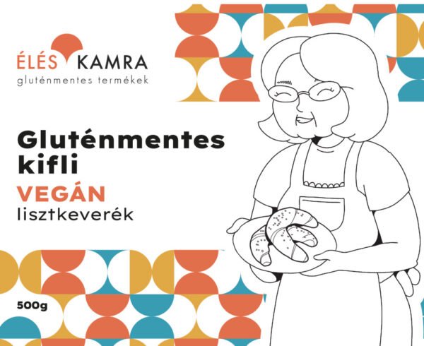 Éléskamra Vegán Gluténmentes Kifli lisztkeverék 500 g - Image 3