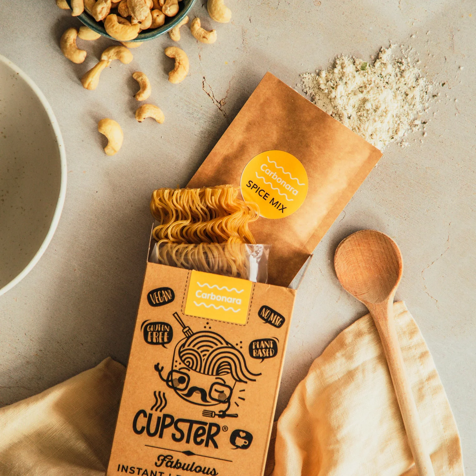 Cupster Instant Tészta - Not Carbonara 91g - Image 4