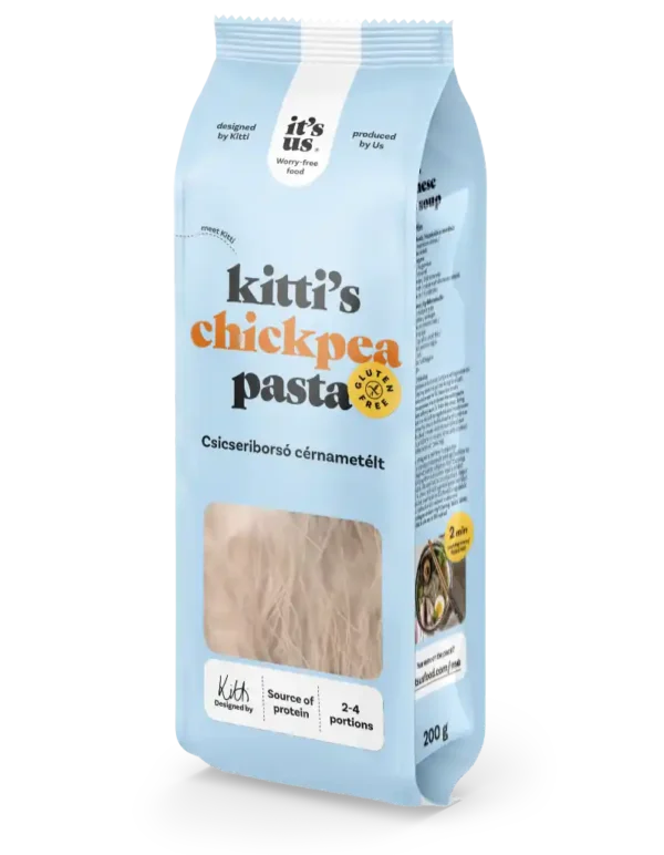 It’s us Kitti’s Gluténmentes csicseriborsó cérnametélt száraztészta 200 g