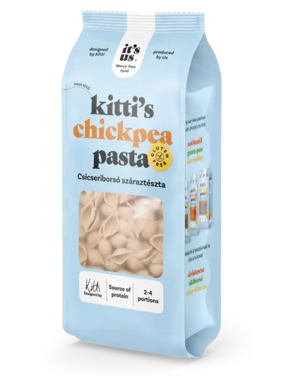 It’s us Kitti’s Gluténmentes csicseriborsó kagyló (250 g)