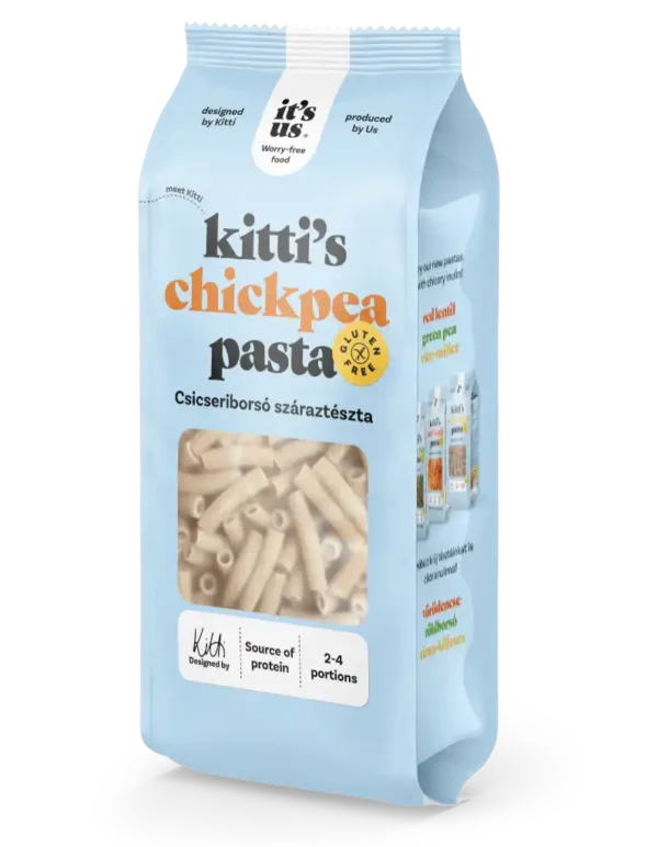 It's us Kitti's Csicseriborsó száraztészta rövid makaróni 250 g