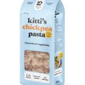It’s us Kitti’s Gluténmentes csicseriborsó nagy kocka száraztészta 250 g