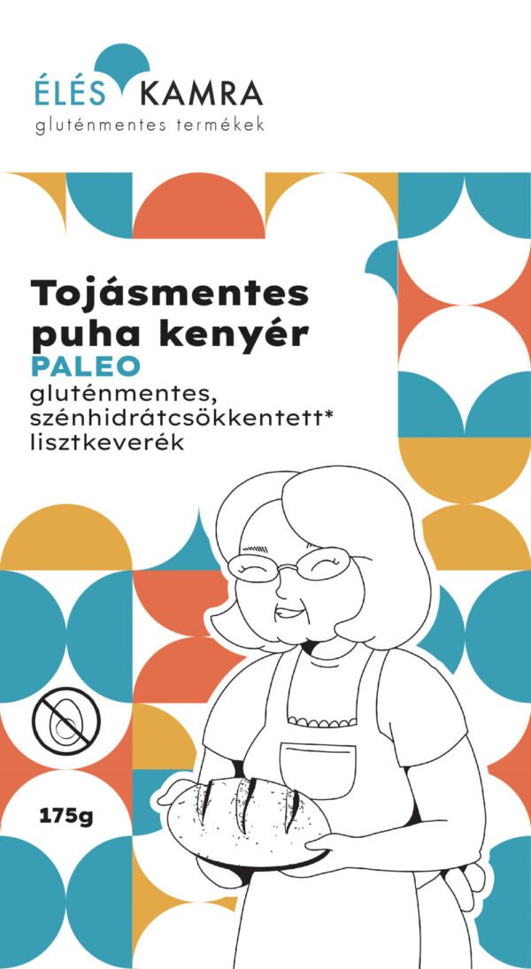 Éléskamra Tojásmentes puha kenyér szénhidrát csökkentett lisztkeverék 200 g - Image 4