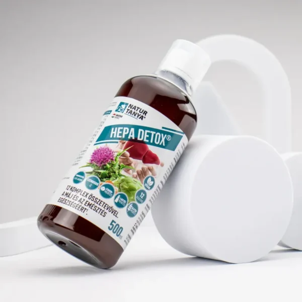 Natur Tanya Hepa Detox® - 12 aktív és komplex összetevő folyékony formában, a máj, az epe és az emésztés támogatásához 500ml - Image 3