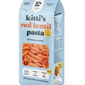 It's us Kitti's Vöröslencse száraztészta penne 200 g