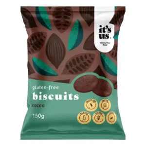 it's us KAKAÓS OMLÓS gluténmentes keksz 150g