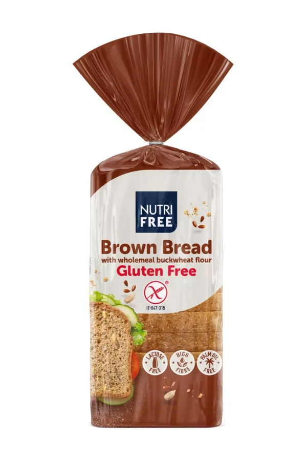 Nutri Free BROWN BREAD gluténmentes szeletelt kenyér 300g