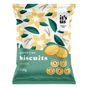 it's us VANÍLIÁS OMLÓS gluténmentes keksz 150g