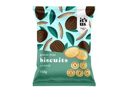 it's us KÓKUSZOS OMLÓS gluténmentes keksz 150g