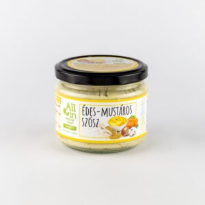 Vegán és gluténmentes Édes-mustáros szósz – ALL IN