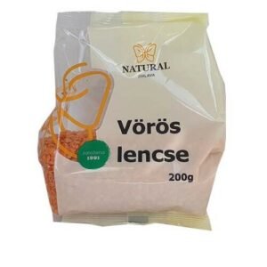 NATURAL Vörös Lencse - 200g