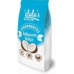 Glulu’s FreeFrom Kókuszos keksz, cukor- és gluténmentes, 70 g