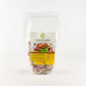 Gyorsfagyasztott Tricolor gnocchi – édesburgonyás, spenótos, céklás – ALL IN