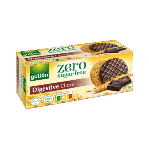 Gullón Digestive Choco cukormentes korpás csokoládés keksz édesítőszerrel 270 g