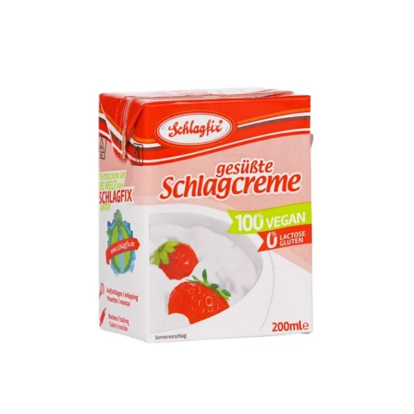 Schlagfix gluténmentes vegán habkrém - édesített 200ml
