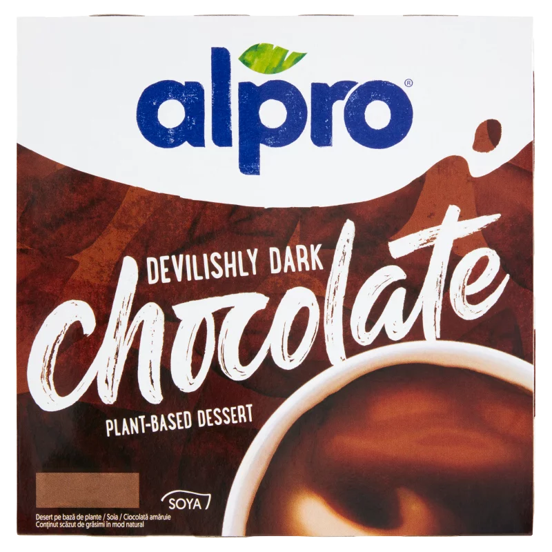 Alpro Devilishly Dark csokoládéízű szójadesszert 125 g