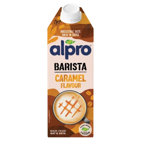 Alpro Barista karamell ízű zab- és szójaital hozzáadott kalciummal és vitaminokkal 750 ml