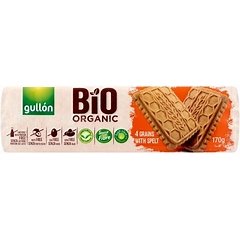 Gullón BIO 4 gabonás keksz 170 g