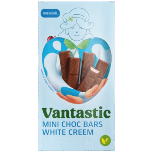 Vantastic Mini Csokoládé szeletek Fehér Creem, 100g