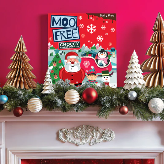 Moo Free Tejmentes csokoládé Adventi naptár 70 g